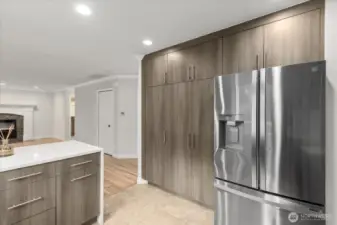 Kitchen view from Formal Dining