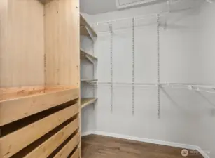 Primary Walk In Closet