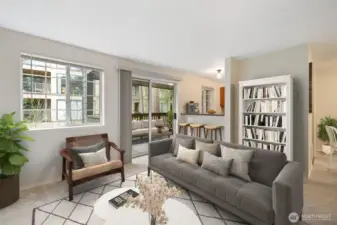 Living Room Virtually Staged