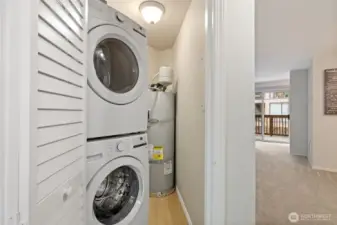 In-Unit Washer and Dryer. Water Heater was replaced in 2024