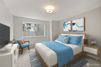 Bedroom Virtually Staged
