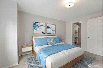 Bedroom Virtually Staged