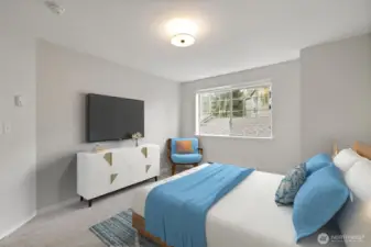 Bedroom Virtually Staged