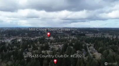 20-min walk or 5-min drive to Mill Creek Town Center