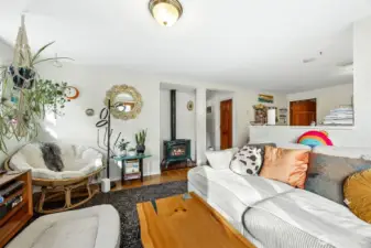 Gas Fireplace is freestanding.