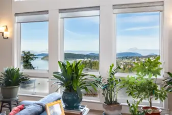 Amazing views are captured from most rooms in the home.