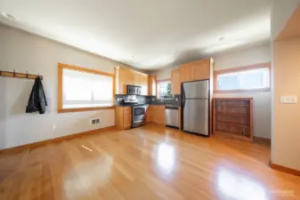 Open and spacious square floor plan on Main
