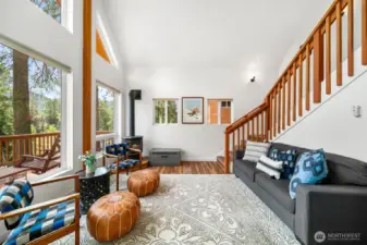 Great room, and views.
