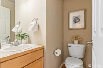 3/4 lower level bathroom