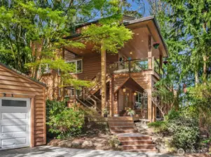A captivating oasis! This home is carefully crafted and built to last.