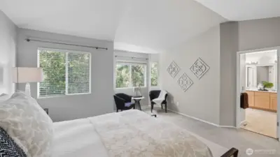 A different view of the primary suite.