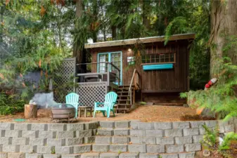 ADU with deck and firepit