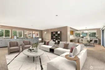 Living Room  (virtually staged)