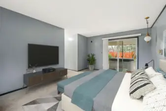 Primary Bedroom (virtually staged)