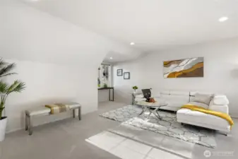 Expansive upper-level bonus room.