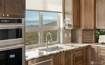 Views from the kitchen sink