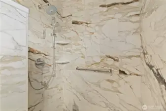 New custom tilled shower