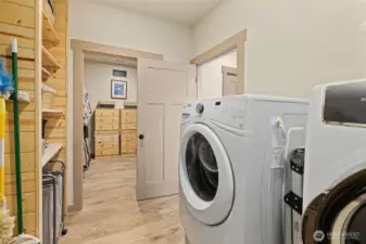 Primary closet + laundry