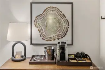 Comfortable studio layout with stylish decor