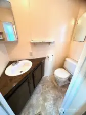 1/2 Bath off Primary Bedroom