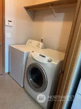 Laundry room, included washer and dryer main level