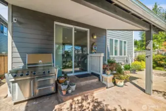 Covered patio