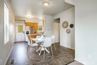 Dining space