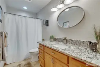 Additional upper level full bath