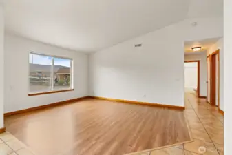 New vinyl planking in living area and all bedrooms.