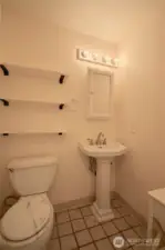 Main guest bath downstairs.