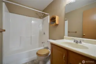 Shared upstairs bathroom