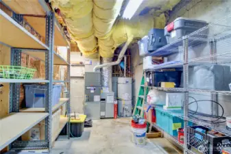 Bonus ample storage in rear of basement.