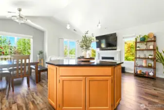 Open layout with abundant natural light