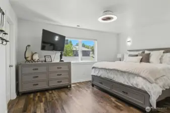 Primary suite with private bath