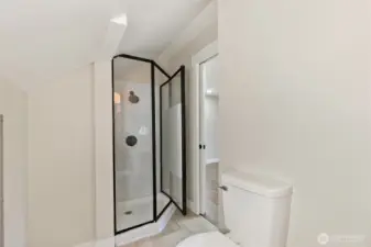 3/4 bath upper level