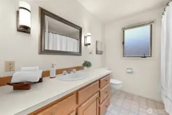 Full bath in main home