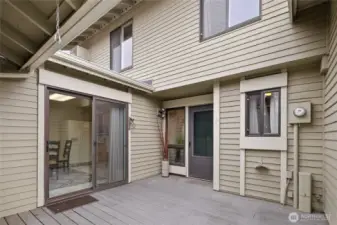 A lovely private deck.