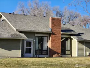 The front of the condo.