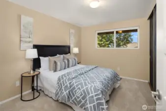 The fourth upper-level bedroom.