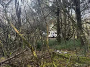 There is a home on the west side of property and an RV lot on the East side.