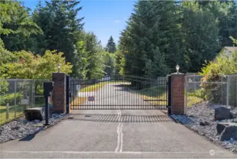 Gated entrance