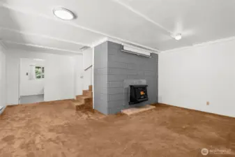 Finished lower level