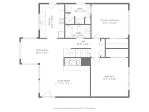 Main level floor plan