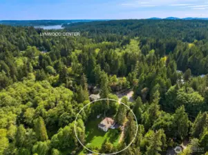 Easy access to Lynwood Center, Fort Ward, and Gazzam Lake trails