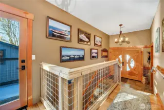 Looking back towards the front door.