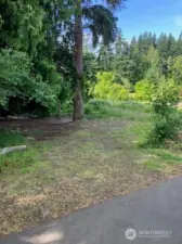 entrance to lot