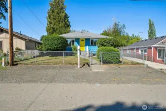 Plenty of street parking in front of the home.
