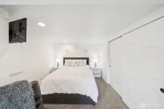 Huge closet for storage.