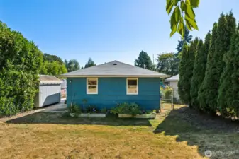 Check out the fenced yard with tons of privacy. Garden beds only a year old and have tomato's, green beans, zucchini, lavender, rosemary, strawberries and more!