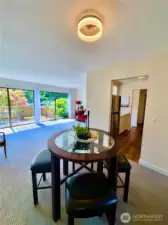 Very nice dining space, could also make a great office area.